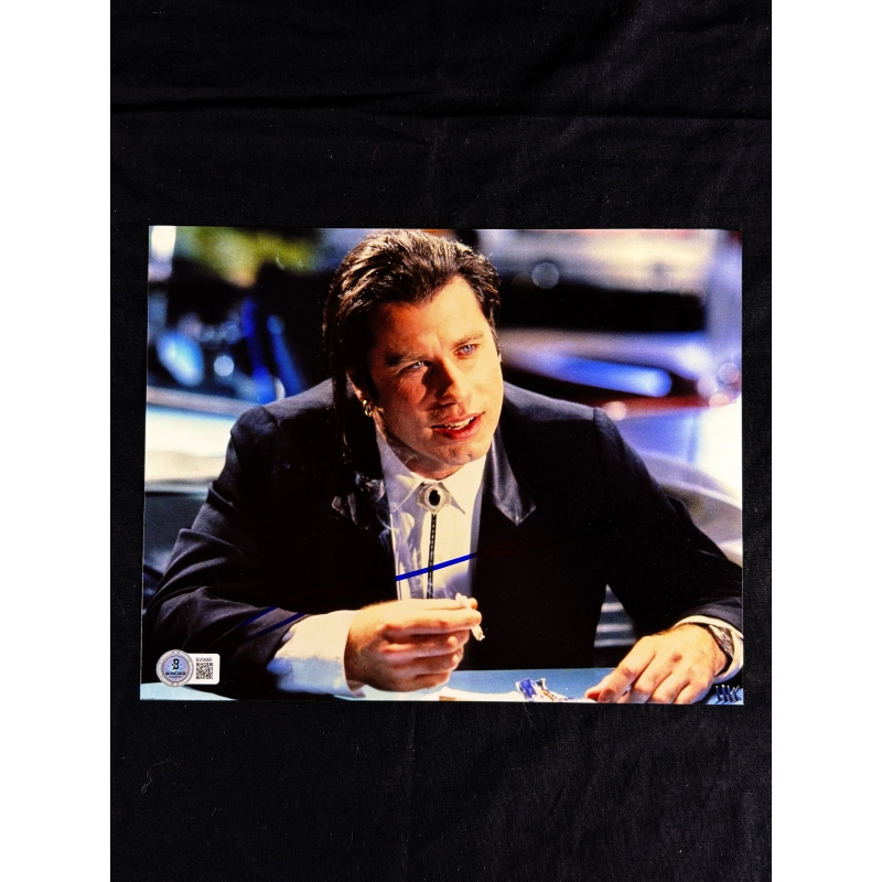 John Travolta Autógrafo - Foto "Pulp Fiction (1994)"