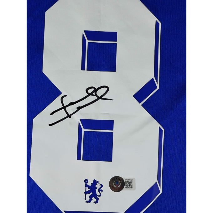 Frank Lampard Autógrafo - Camisa do Chelsea.