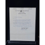 Franklin D. Roosevelt Assinatura - Carta Datilografada e Binóculos Originais "Eyes for the Navy".
