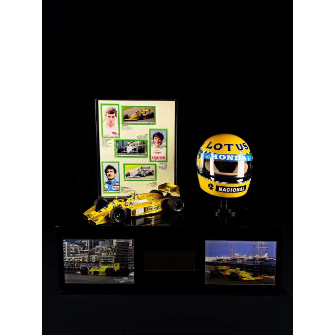 Ayrton Senna Autógrafo - Recorte Lotus 99T