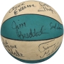 Lendas do Basquetebol - 14 Autógrafos - Time da Carolina do Norte "1982–83 TAR HEELS" - Incluindo o Jovem Michael Jordan.