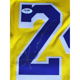 Kobe Bryant Autógrafo - Camisa de Basquetebol Lakers.