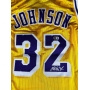 Magic Johnson Autógrafo - Camisa de Basquetebol Lakers.