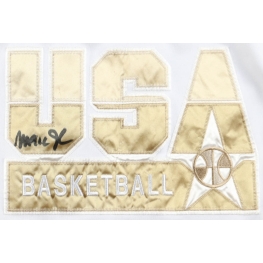 Magic Johnson Autógrafo - Camisa "USA BASKETBALL"