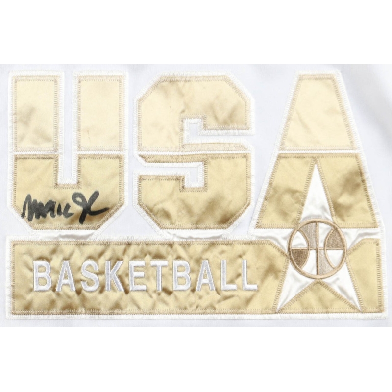 Magic Johnson Autógrafo - Camisa "USA BASKETBALL"