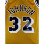 Magic Johnson Autógrafo - Camisa de Basquetebol Lakers.