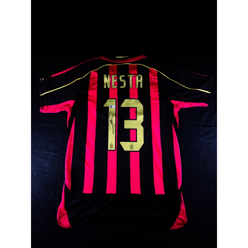 Alessandro Nesta Autógrafo - Camisa do Milan.