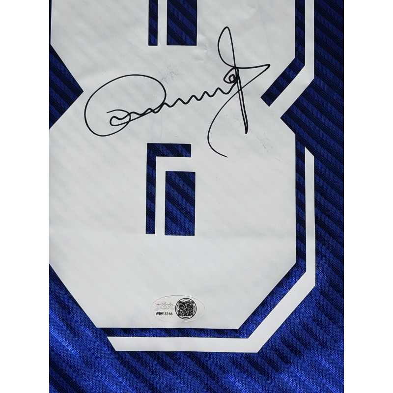 Dunga Autógrafo - Camisa Azul da Seleção Brasileira.