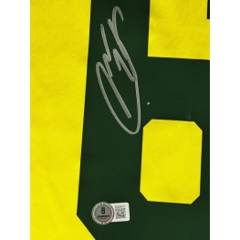 Roberto Carlos Autógrafo - Camisa Amarela da Seleção Brasileira.