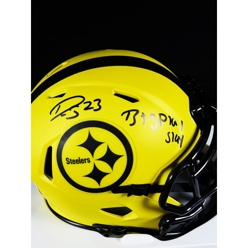 Darius Slay Autógrafo – Mini Helmet do Pittsburgh Steelers