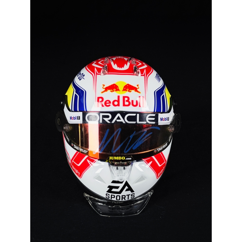 Max Verstappen – Capacete Red Bull Racing Autografado