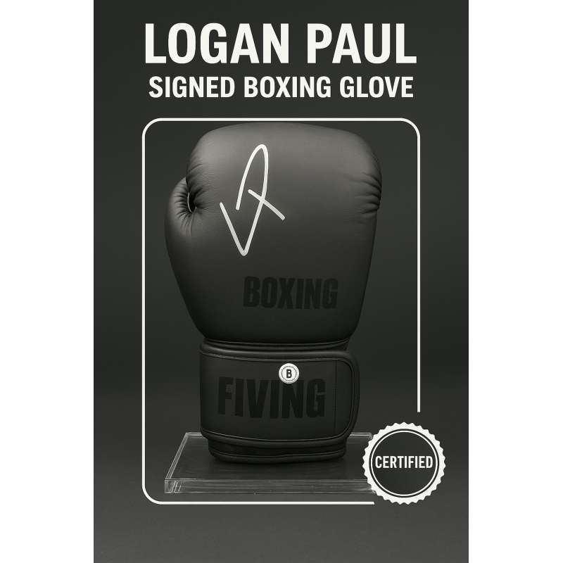 Luva de boxe Fiving assinada por Logan Paul.
