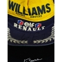 Ayrton Senna Autógrafo - Boné Williams Racing Services - ELF Renault.