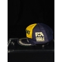 Ayrton Senna Autógrafo - Boné Williams Racing Services - ELF Renault.