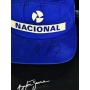 Ayrton Senna Autógrafo - Boné da Nacional.
