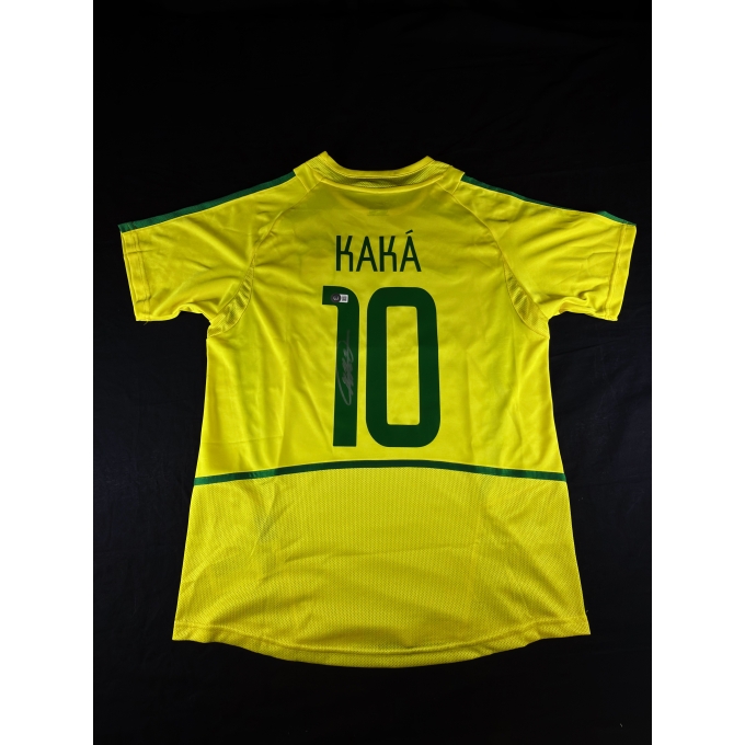 Kaká Autógrafo - Camisa Amarela da Seleção Brasileira.