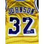 Magic Johnson Autógrafo - Camisa de Basquetebol Lakers.