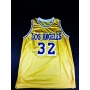 Magic Johnson Autógrafo - Camisa de Basquetebol Lakers.