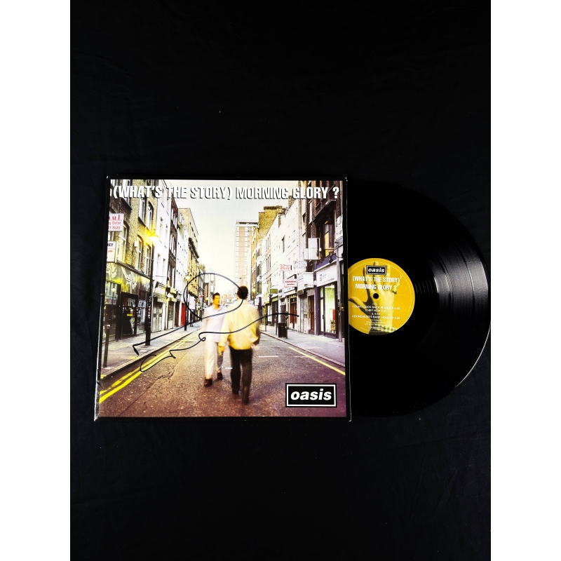 OASIS – “(WHAT’S THE STORY) MORNING GLORY?” LP AUTOGRAFADO POR NOEL GALLAGHER