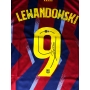 Lewandowski Autógrafo - Camisa do Barcelona.