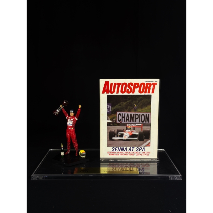 Ayrton Senna – Programa Oficial Autografado GP da Bélgica 1988
