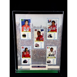 Ayrton Senna – Página de Revista Autografada | Campeão Mundial 1988