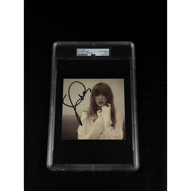 Taylor Swift – Enc arte de CD Autografada | PSA Certified