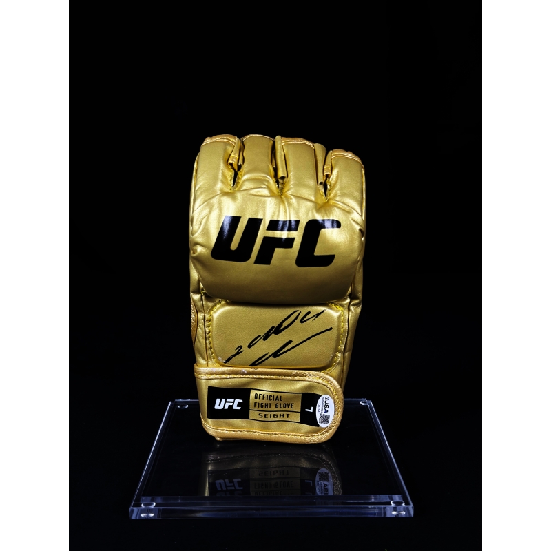 Anderson Silva — Luva Oficial UFC Dourada Autografada