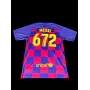 LIONEL MESSI AUTÓGRAFO - CAMISA BARCELONA 672 GOLS