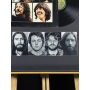 PAUL McCARTNEY, GEORGE HARRISON e RINGO STARR AUTÓGRAFO - VINIL EMOLDURADO "LET IT BE".