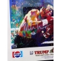 MIKE TYSON AUTÓGRAFO - PÔSTER EMOLDURADO "TYSON VS. SPINKS - 1988”