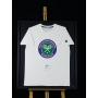 NOVAK DJOKOVIC AUTÓGRAFO - CAMISA BRANCA WIMBLEDON - ENQUADRADA
