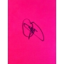 NOVAK DJOKOVIC AUTÓGRAFO - CAMISA LACOSTE VERMELHA - ENQUADRADA