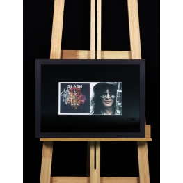 SLASH AUTÓGRAFO - VINIL EMOLDURADO "APOCALYPTIC LOVE (2012)"