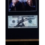 JORDAN BELFORT AUTÓGRAFO - NOTA EMOLDURADA DE 20 DÓLARES.