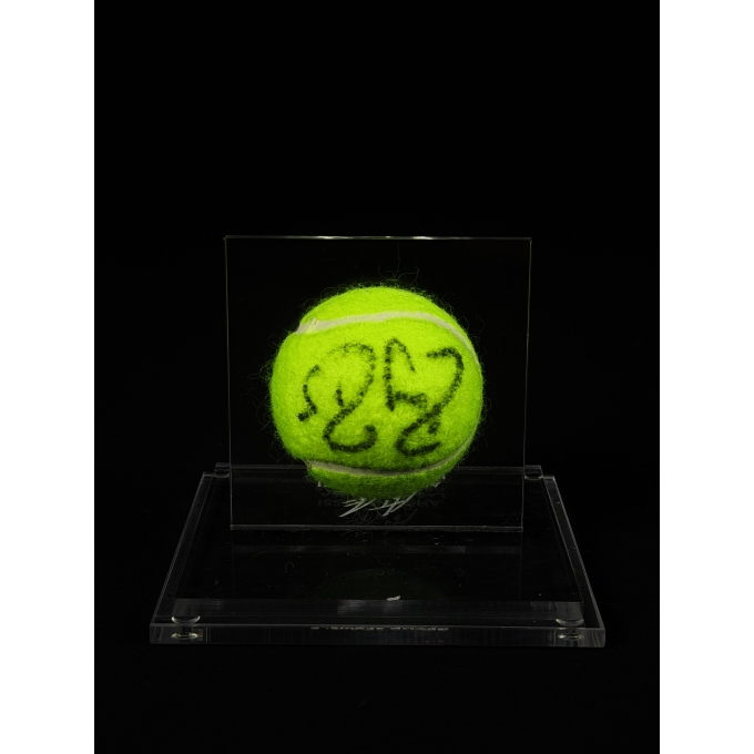 ROGER FEDERER AUTÓGRAFO - BOLA DE TÊNIS