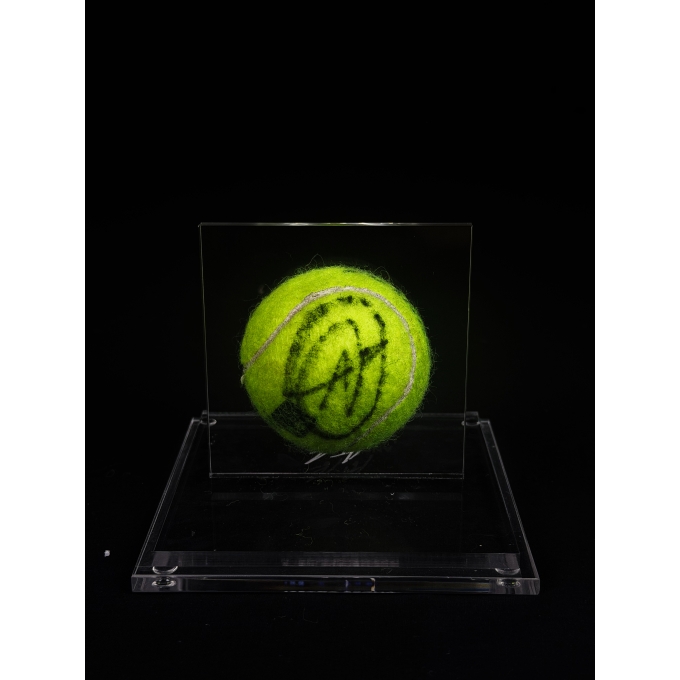 NOVAK DJOKOVIC AUTÓGRAFO - BOLA DE TÊNIS