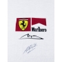 MICHAEL SCHUMACHER AUTÓGRAFO - UNDERSHIRT FERRARI - EMOLDURADA