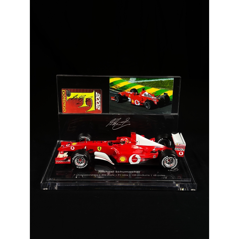 MICHAEL SCHUMACHER AUTÓGRAFO - INGRESSO GP BRASIL 2002