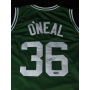 Camiseta de Basquetebol da Lendária equipe do Celtics, autografada por Shaquille O'Neal.