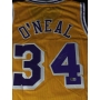 Camiseta de Basquetebol da Lendária equipe Los Angeles Lakers, autografada por Shaquille O'Neal.
