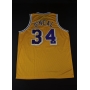 Camiseta de Basquetebol da Lendária equipe Los Angeles Lakers, autografada por Shaquille O'Neal.