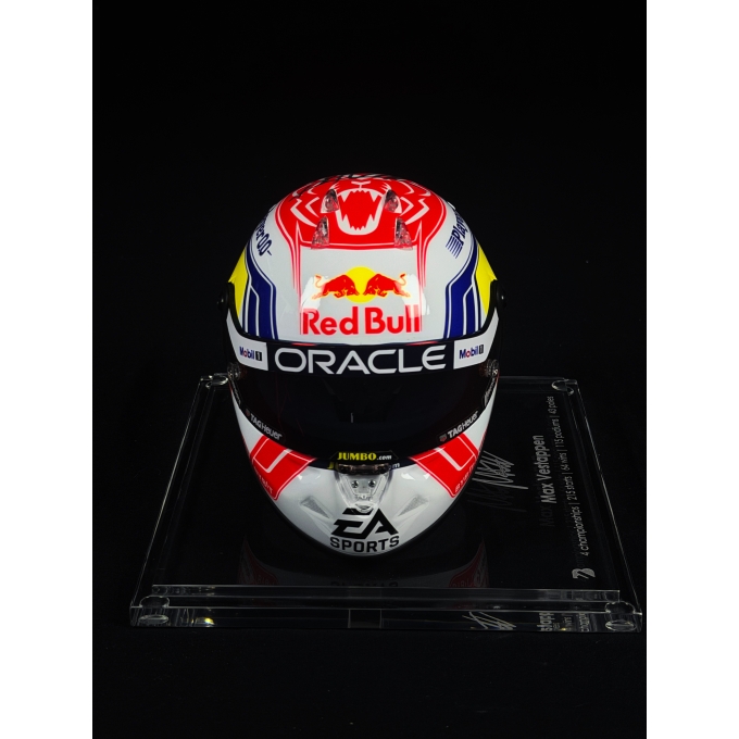 MAX VERSTAPPEN AUTÓGRAFO - MINI CAPACETE RED BULL