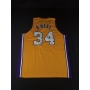 Camiseta de Basquetebol da Lendária equipe Los Angeles Lakers, autografada por Shaquille O'Neal.