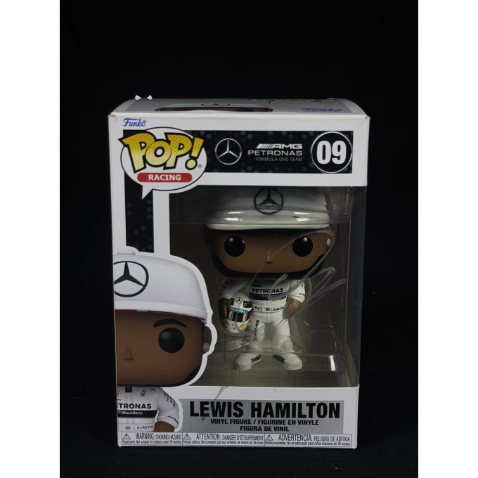 LEWIS HAMILTON AUTÓGRAFO - FUNKO RACING 09