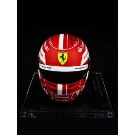 CHARLES LECLERC AUTÓGRAFO - MINI CAPACETE FERRARI