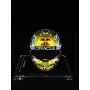 MAX VERSTAPPEN AUTÓGRAFO - MINI CAPACETE RED BULL DOURADO