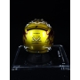 MAX VERSTAPPEN AUTÓGRAFO - MINI CAPACETE RED BULL DOURADO