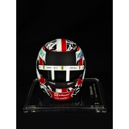 CHARLES LECLERC AUTÓGRAFO - MINI CAPACETE FERRARI