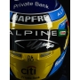 FERNANDO ALONSO AUTÓGRAFO - MINI CAPACETE ALPINE